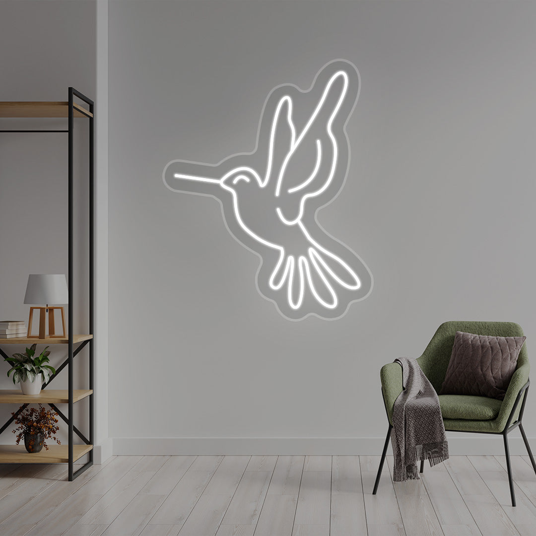 Humming Bird Neon Sign | CNUS016320 | White