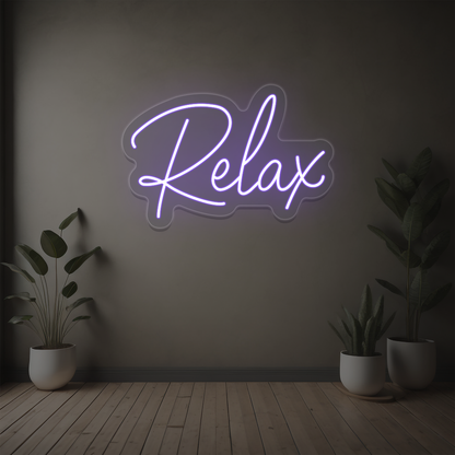 Relax Neon Sign