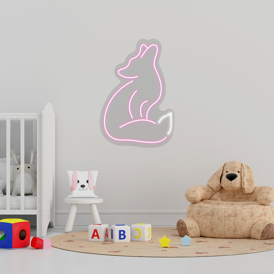 Fox Neon Sign | CNUS015248 | Pink