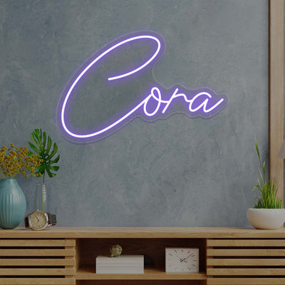 Cora Name Neon Sign