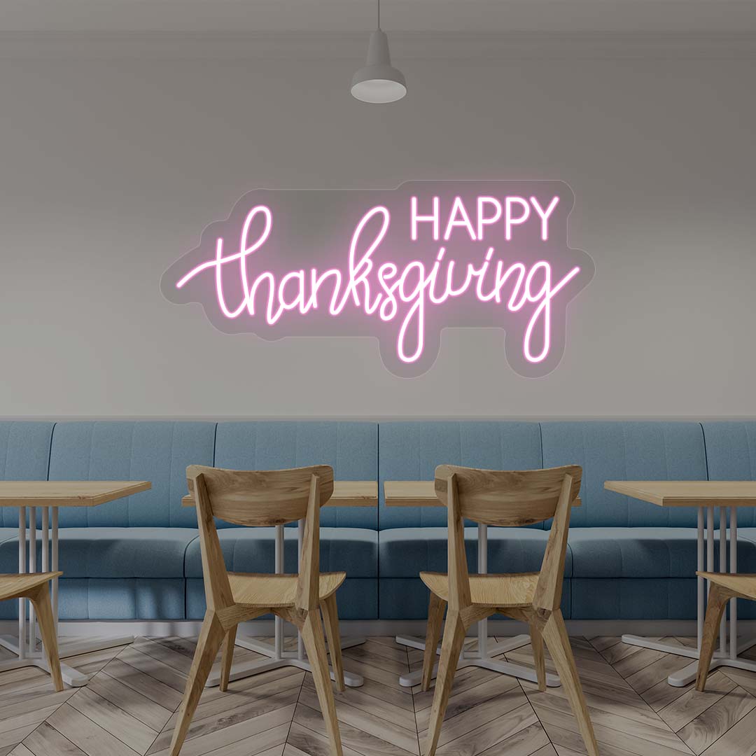 Happy Thanksgiving Neon Sign | CNUS022049