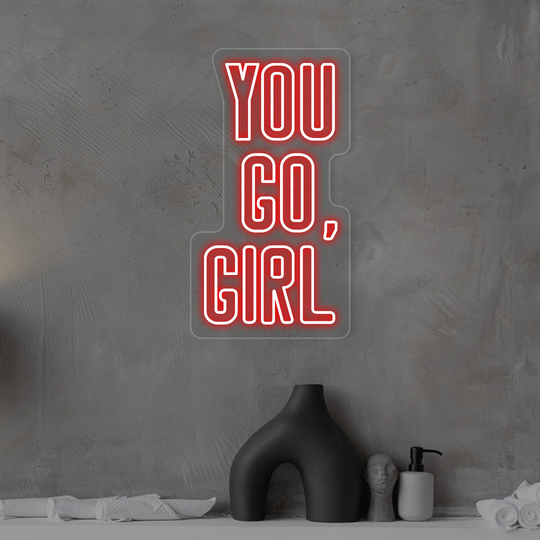 You Go Girl Neon Sign | CNUS012850 | Red
