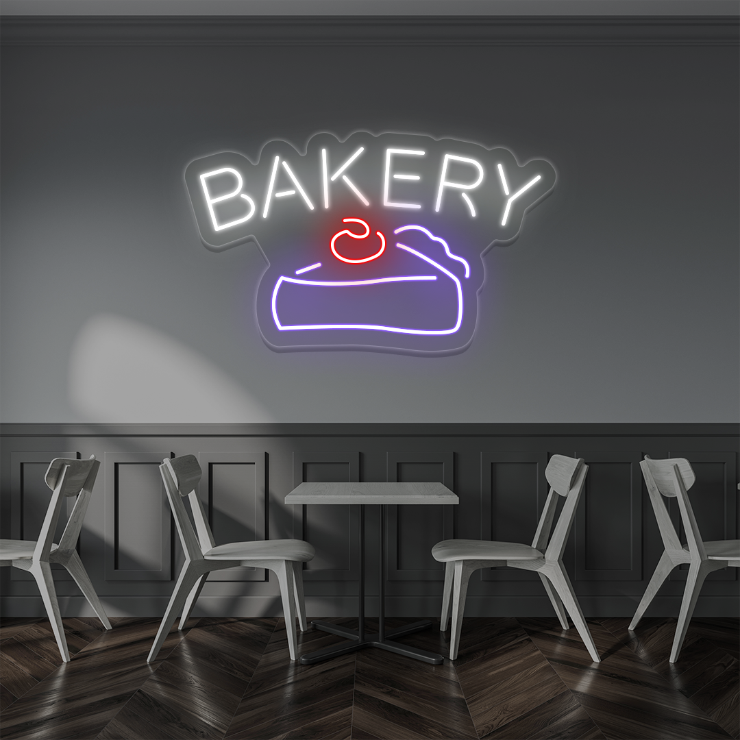 Bakery Cake Neon Sign