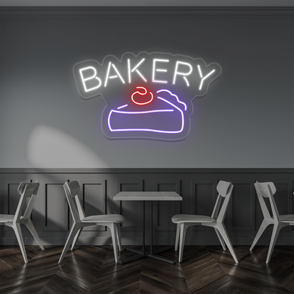 Bakery Cake Neon Sign