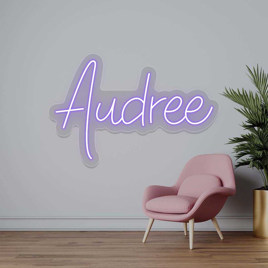 Audree Name Neon Sign | CNUS023009