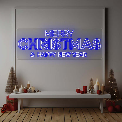 Merry Christmas And Happy New Year Neon Sign | CNUS024657