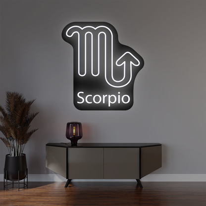 Scorpio Zodiac Illuminated Sign