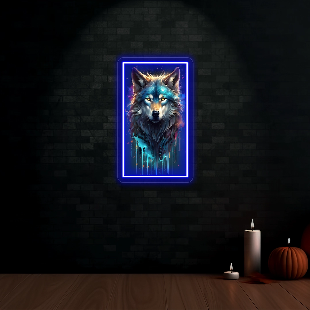 Wolf Neon Artwork | CNUS020768