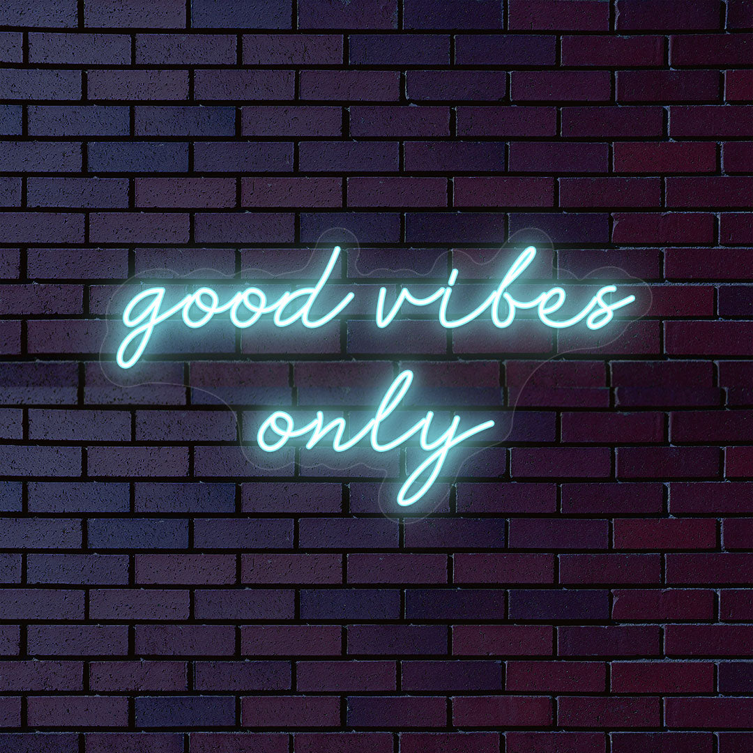 Good Vibes Only Neon Sign | CNUS000018 | Iceblue