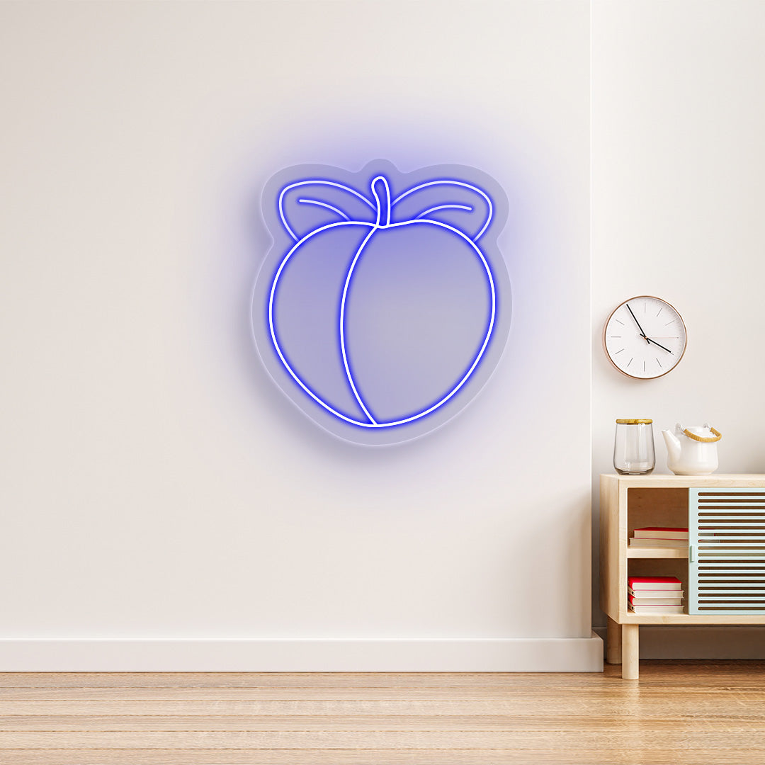 Peach Neon Sign | CNUS016880 | Blue