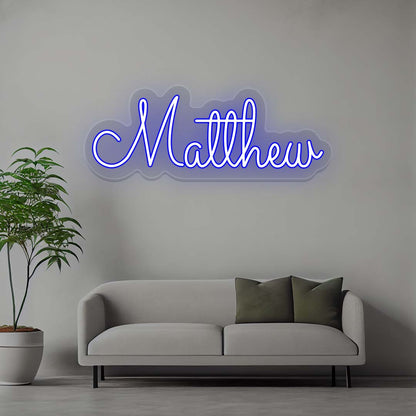 Matthew Name Neon Sign | CNUS022449