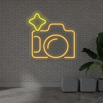 Snapshot Neon Sign | Orange