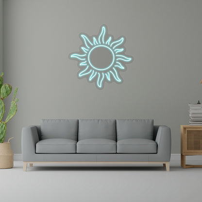 Sun Neon Sign | CNUS015568 | Iceblue