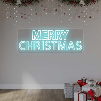 Merry Christmas Neon Sign | iceblue