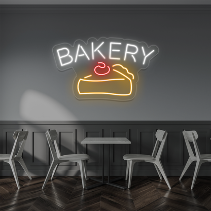 Bakery Cake Neon Sign