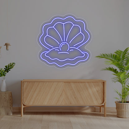 Sea Shell Neon Sign | CNUS016640 | Blue