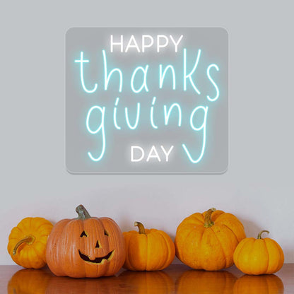 Happy Thanksgiving Day - Multicolor Neon Sign | CNUS021544