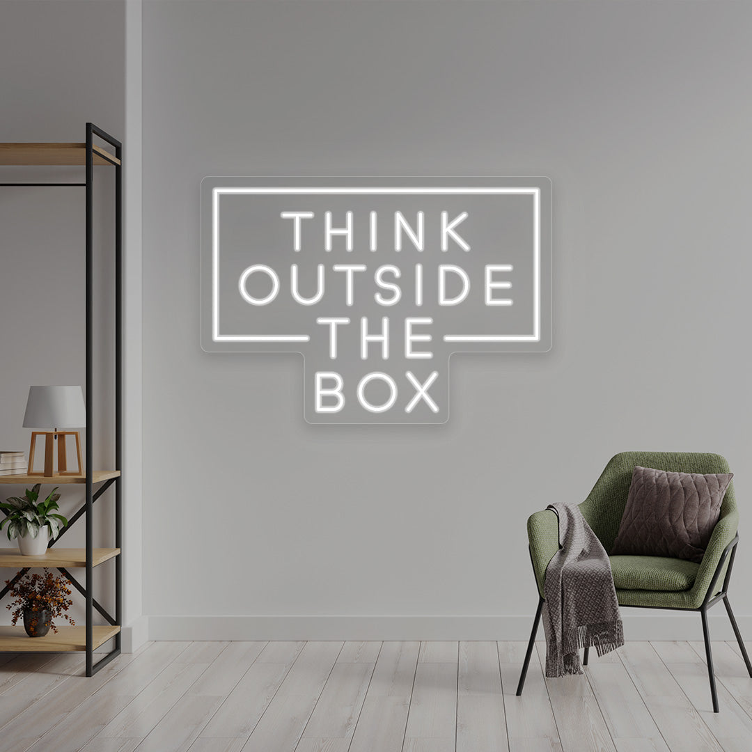 Think Outside The Box Neon Sign | CNUS016240