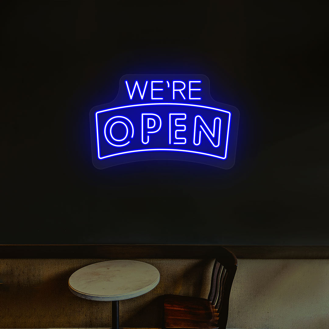 We're Open Neon Sign | CNUS000113