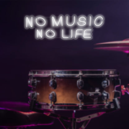 No Music No Life Neon Sign