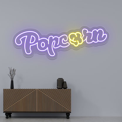 Popcorn Neon Sign