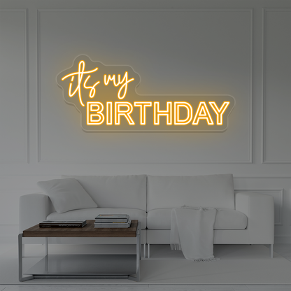 It's My Birthday Neon Sign