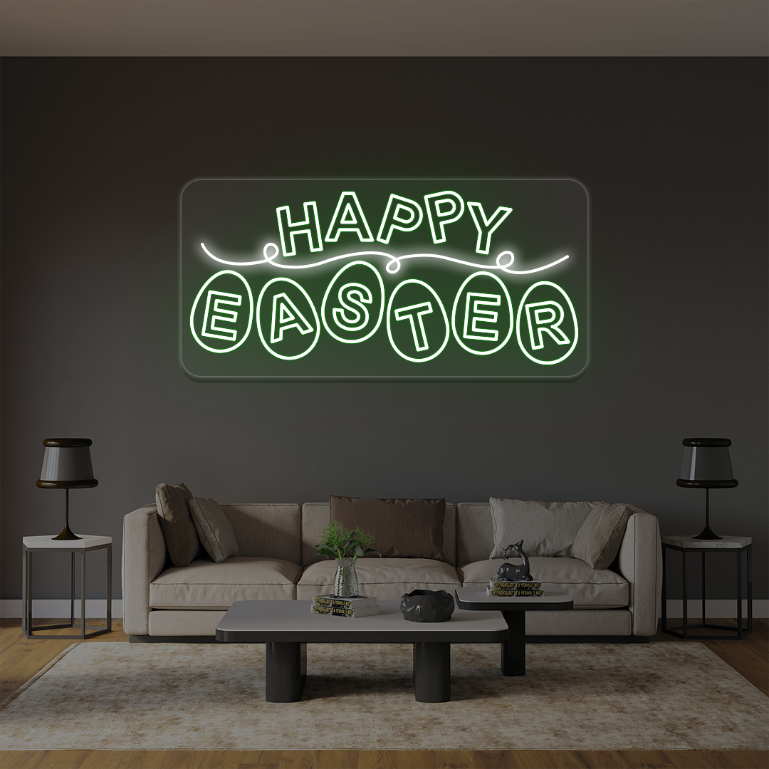 Happy Easter Neon Sign