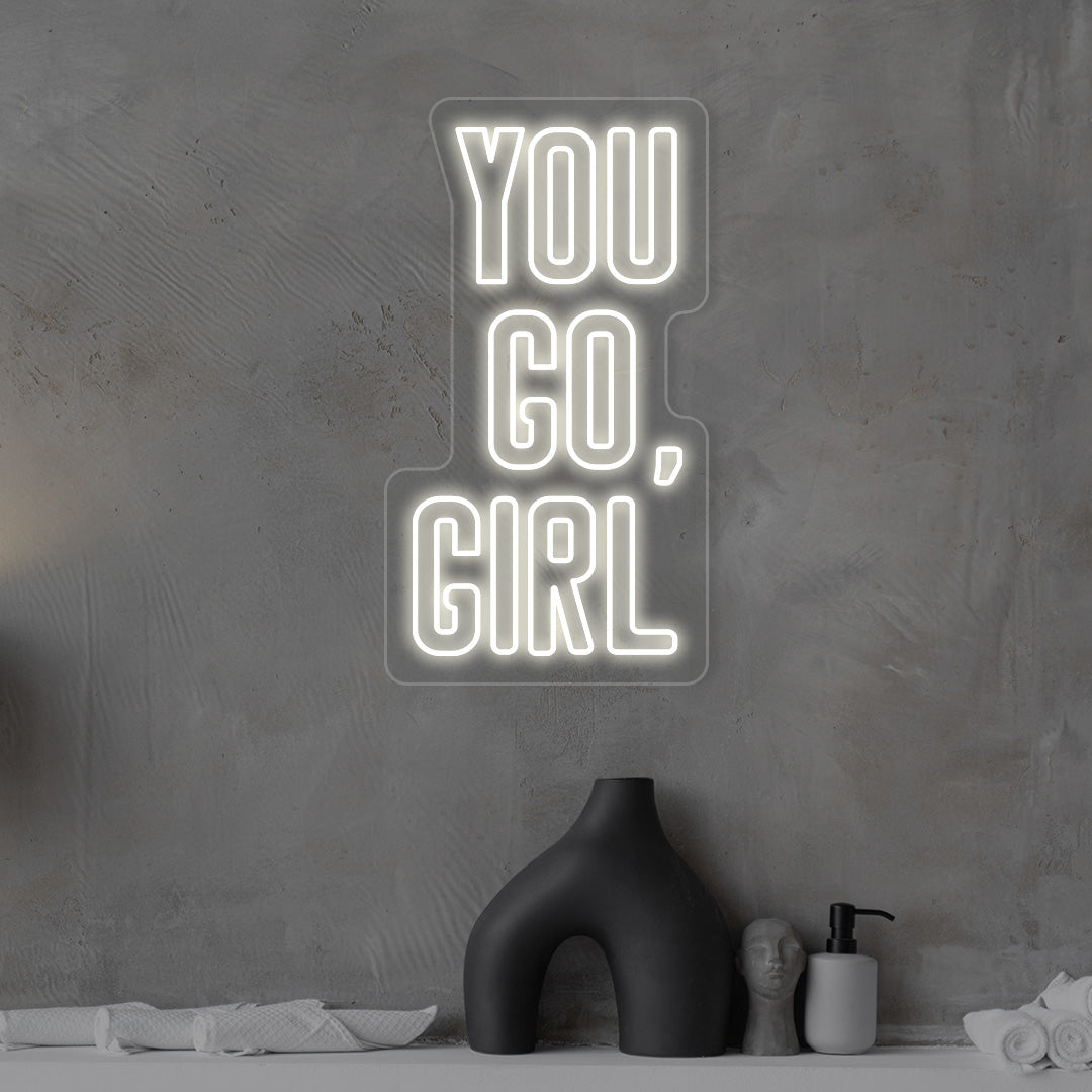 You Go Girl Neon Sign | CNUS012850 | Warmwhite
