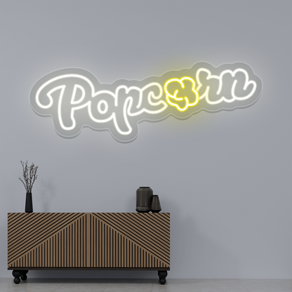 Popcorn Neon Sign