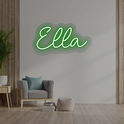 Ella Name Neon Sign | Green