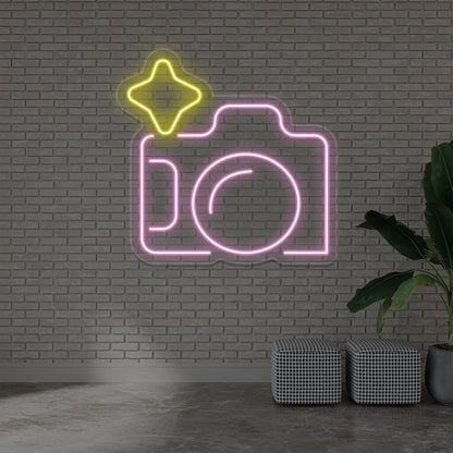 Snapshot Neon Sign | Pink