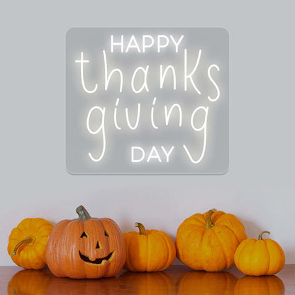 Happy Thanksgiving Day - Multicolor Neon Sign | CNUS021544