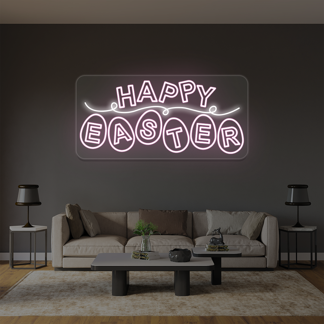 Happy Easter Neon Sign