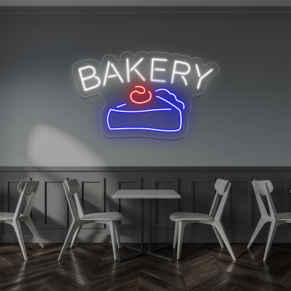 Bakery Cake Neon Sign