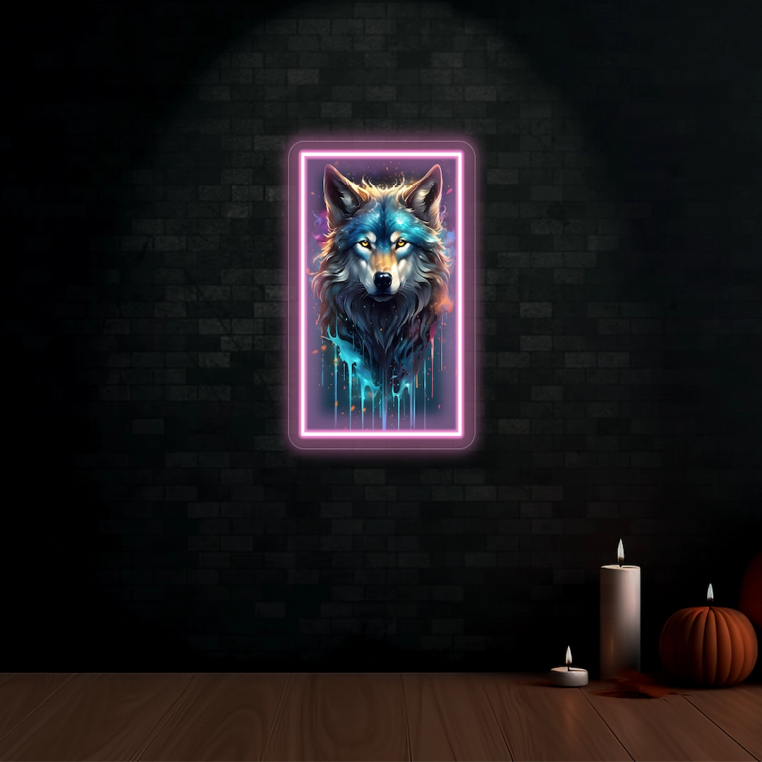 Wolf Neon Artwork | CNUS020768