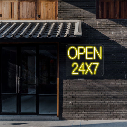 Open 24x7 Sign