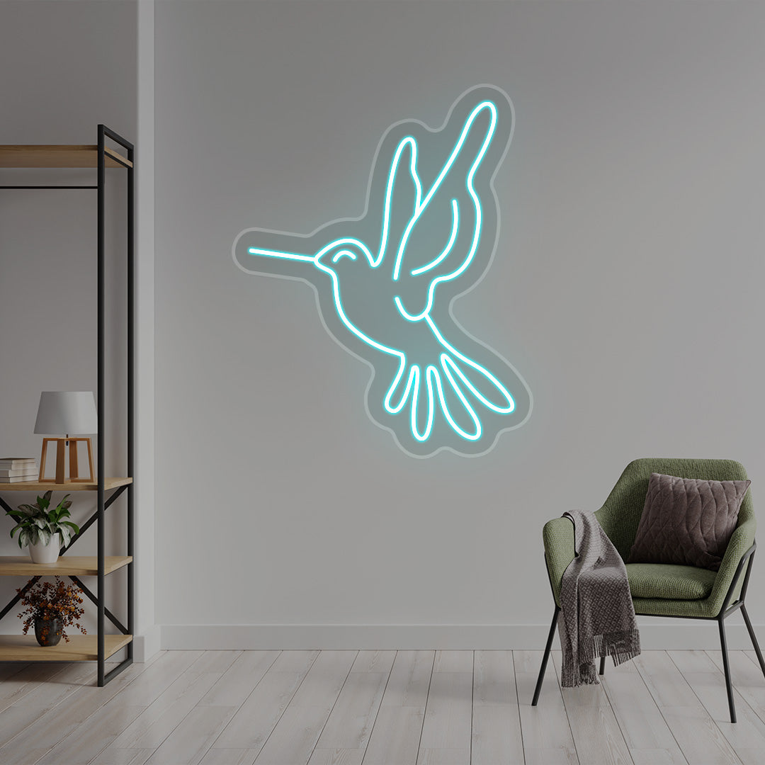 Humming Bird Neon Sign | CNUS016320 | Iceblue