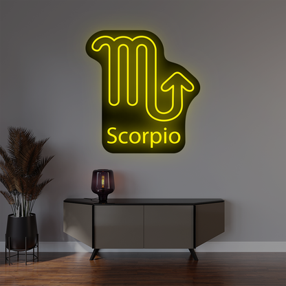 Scorpio Zodiac Illuminated Sign