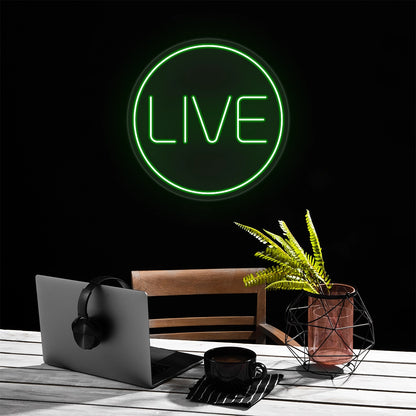 Live Neon Sign | Green