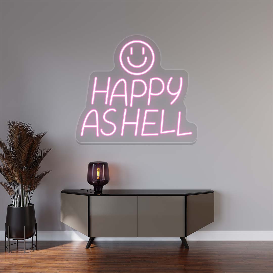 Happy As Hell Neon Sign | CNUS023705