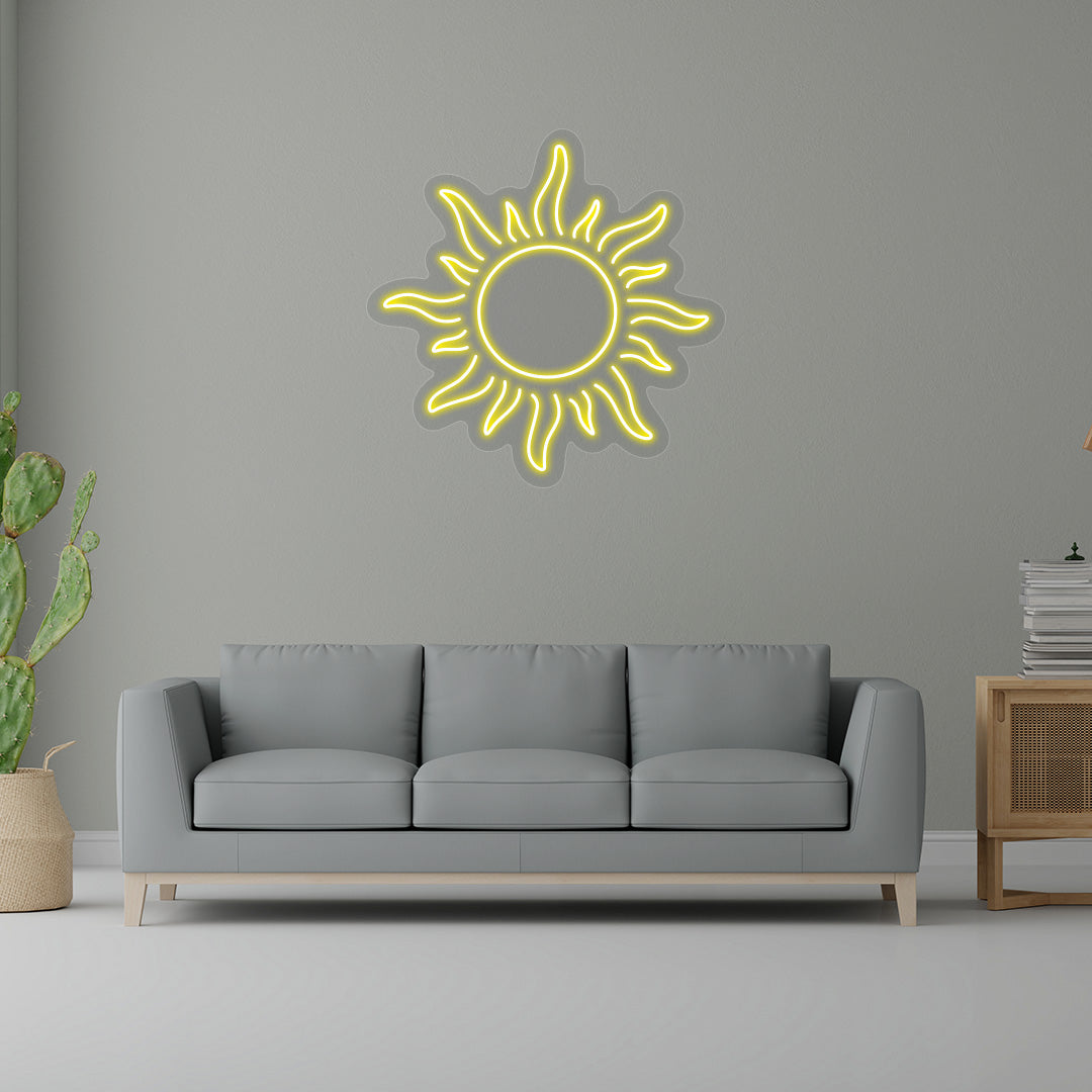 Sun Neon Sign | CNUS015568 | Yellow