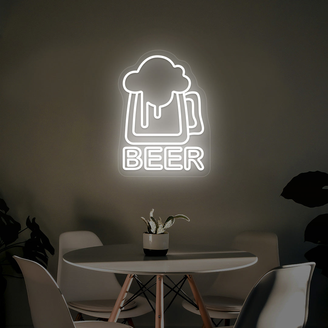 Beer Jug Neon Sign