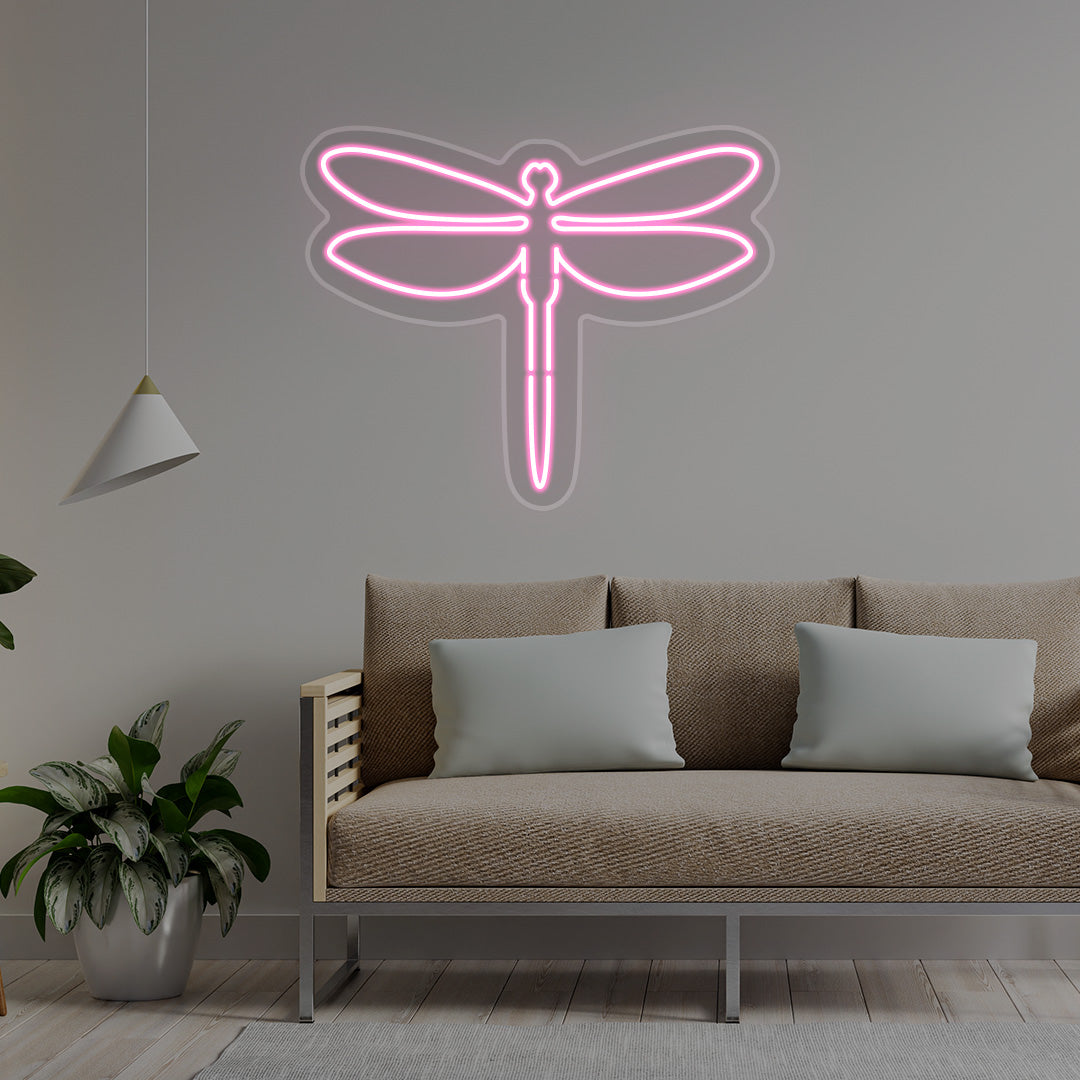 Dragonfly Neon Sign | CNUS016480 | Pink