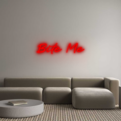 CN LED NEON: Bite Me