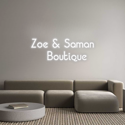 CN LED NEON: Zoe & Saman
...