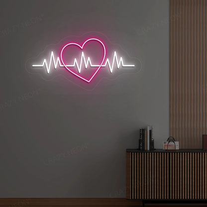 Heartbeat Neon sign