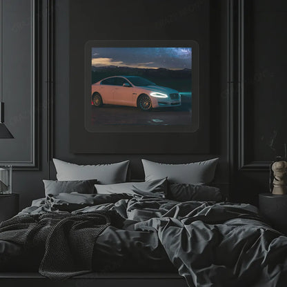 XJ luxury Car Neon Artwork | Warmwhite