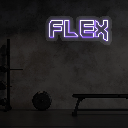 FLEX Neon Sign | purple