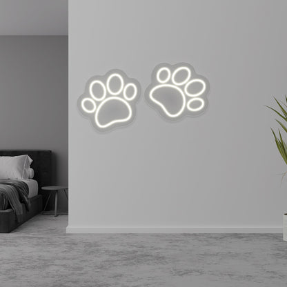 Cat Paws Neon Sign | CNUS015408 | Warmwhite