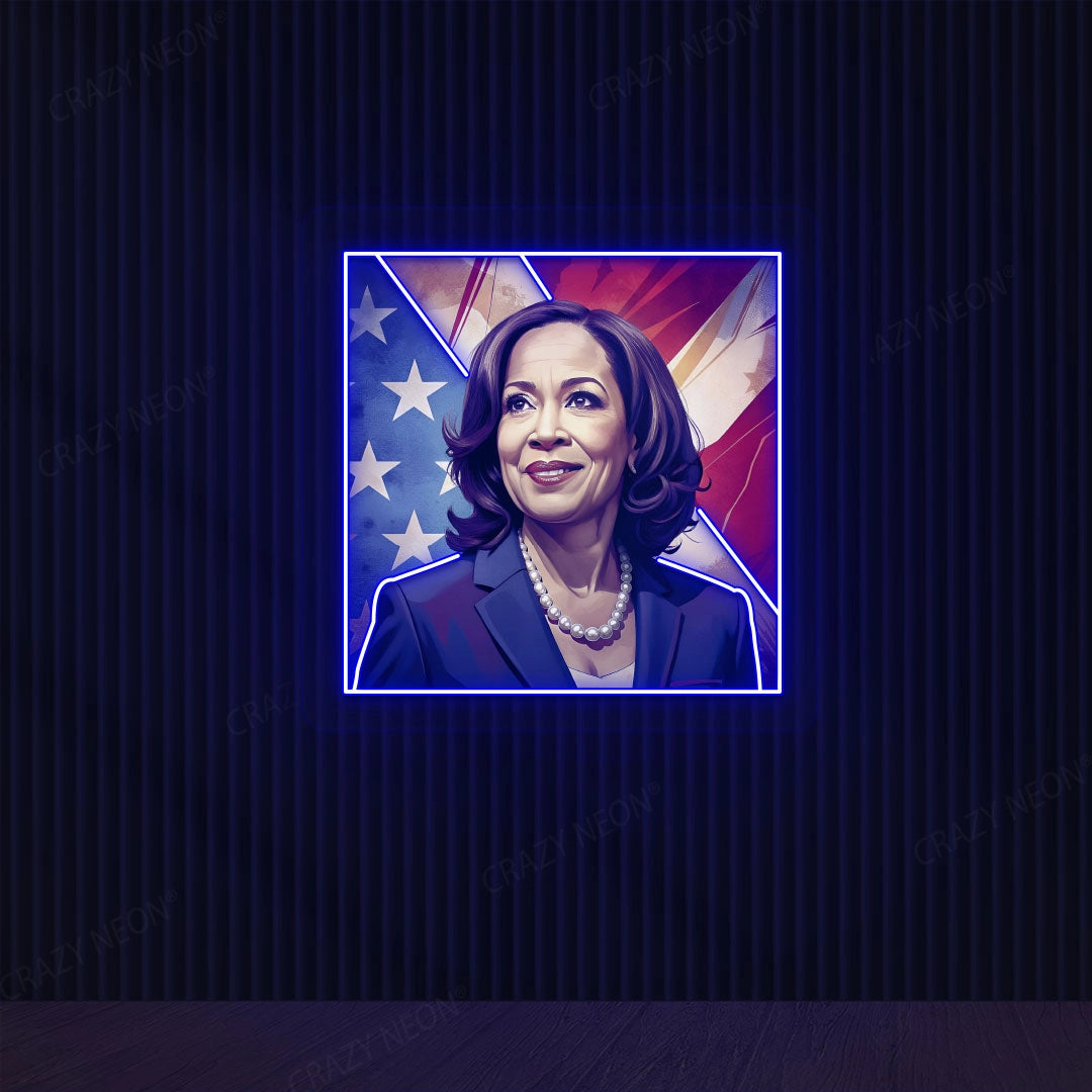 Kamala Harris For President Neon Sign